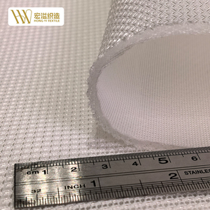 Personnalisation OEM <span class=keywords><strong>Tissu</strong></span> en maille 3D Spacer léger en polyester à séchage rapide et à flux d'air pour empeigne de chaussure de sport confortable - Product Image 3