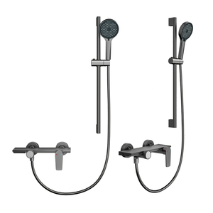<span class=keywords><strong>Set</strong></span> <span class=keywords><strong>Doccia</strong></span> a Parete in Lega di Alluminio con Controllo Acqua Calda <span class=keywords><strong>e</strong></span> Fredda, Tubo Flessibile <span class=keywords><strong>e</strong></span> <span class=keywords><strong>Doccetta</strong></span> per Bagno Moderno 3023 - Product Image 5
