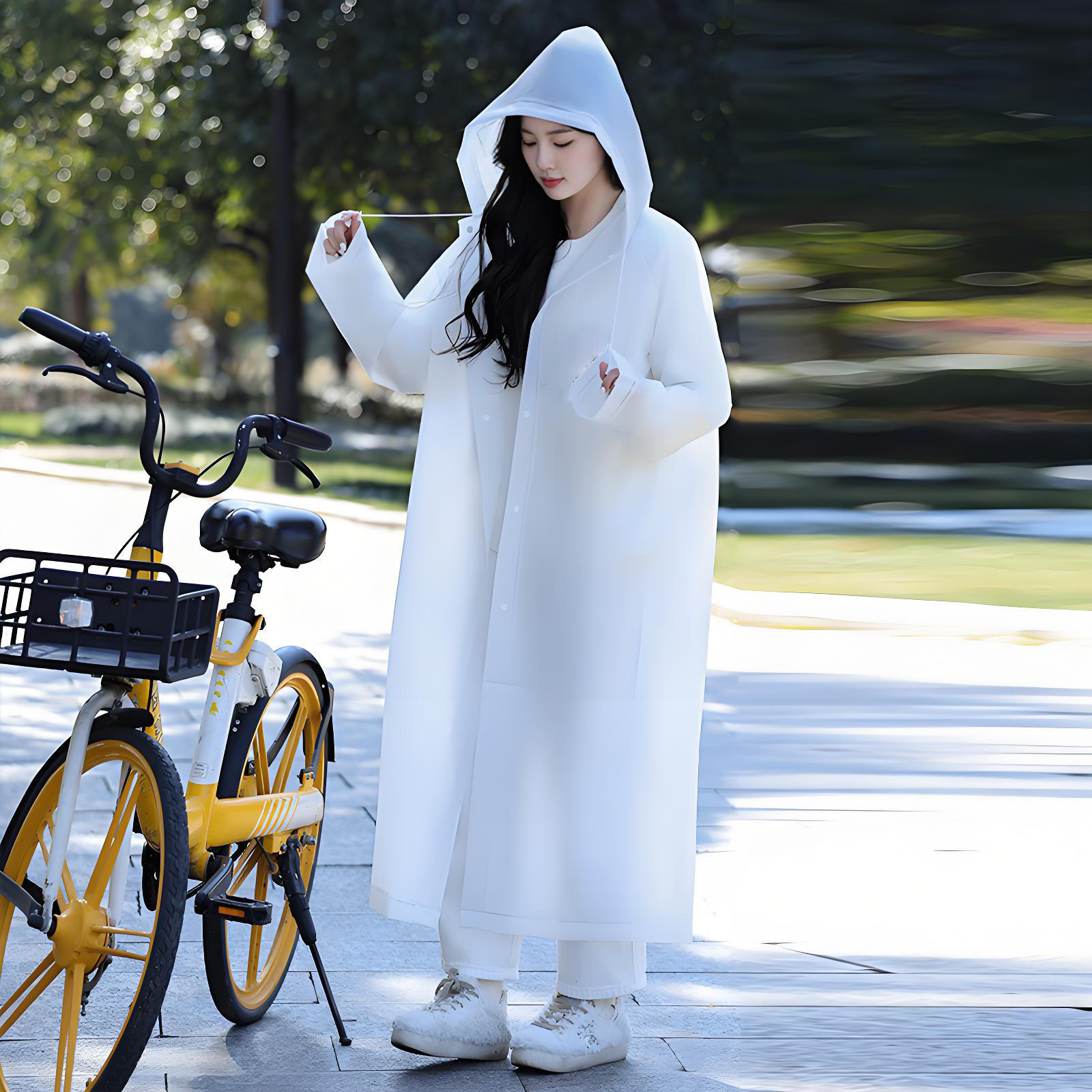 Tela nueva de EVA blanca transparente para adultos, 160g.