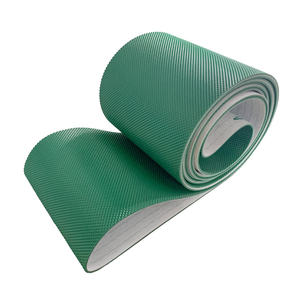 Fabrika fiyat yeni yeşil elmas desen PVC konveyör bant restoran gıda dükkanı kullanımı için <span class=keywords><strong>2</strong></span> katmanlı dayanıklı Anti-skid yatay - Product Image 2