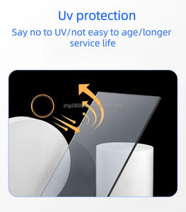 Kích thước tùy chỉnh chống rơi chống Smash tấm mặt trời Polycarbonate PC độ bền tấm/tấm/bảng tường bảng - Product Image 5