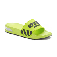 Sandales Henghao personnalisées avec logo, coussin d'air coloré, semelle antidérapante confortable, pour l'entraînement, la gym, la récupération, la maison, l'intérieur et l'extérieur.