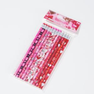 Lot de crayons personnalisés pour enfants, 24 pièces, pour dessins artistiques de la Saint-Valentin - Product Image 1
