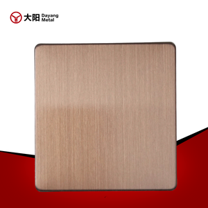 Tôle d'acier inoxydable décorative 8k argent doré noir or rose épais 201 304 316 ASTM - Product Image 2