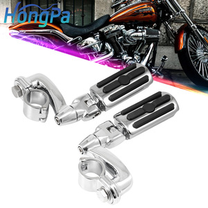 Poggiapiedi del pedale della protezione del motore della pedana del motociclo della barra dell'autostrada in alluminio per Harley - Product Image 1