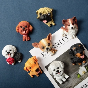 Aimants de réfrigérateur de bouledogue Corgi faits à la main Husky aimants de réfrigérateur 3D drôles personnalisés aimants de réfrigérateur de chien de dessin animé mignon - Product Image 6