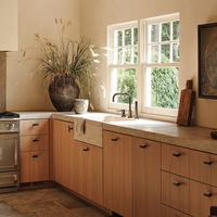 Ensemble complet de meubles de cuisine en bois massif sur mesure, designs gratuits, ensemble complet de meubles de cuisine