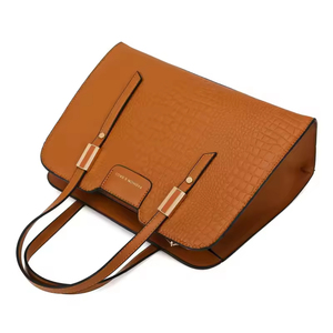 Sacs à main de luxe en cuir PU pour femmes, réglables, à bandoulière, sac à main, porte-cartes, ensemble de 3 pièces, sac tendance - Product Image 4
