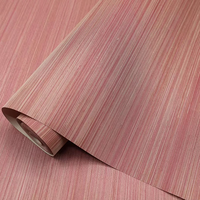 Mywind Nieuw Ontwerp Natuurlijk Materiaal Behang Rose Roze Abaca Wandbekleding Sisal Jute Ruwe Hennep Voor Binnenwanddecoratie