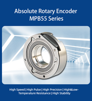Nouvelle version Hengxiang MPB55 encodeur rotatif absolu 14-24mm arbre creux 55mm diamètre externe BISS C/RS-485 Communication pour