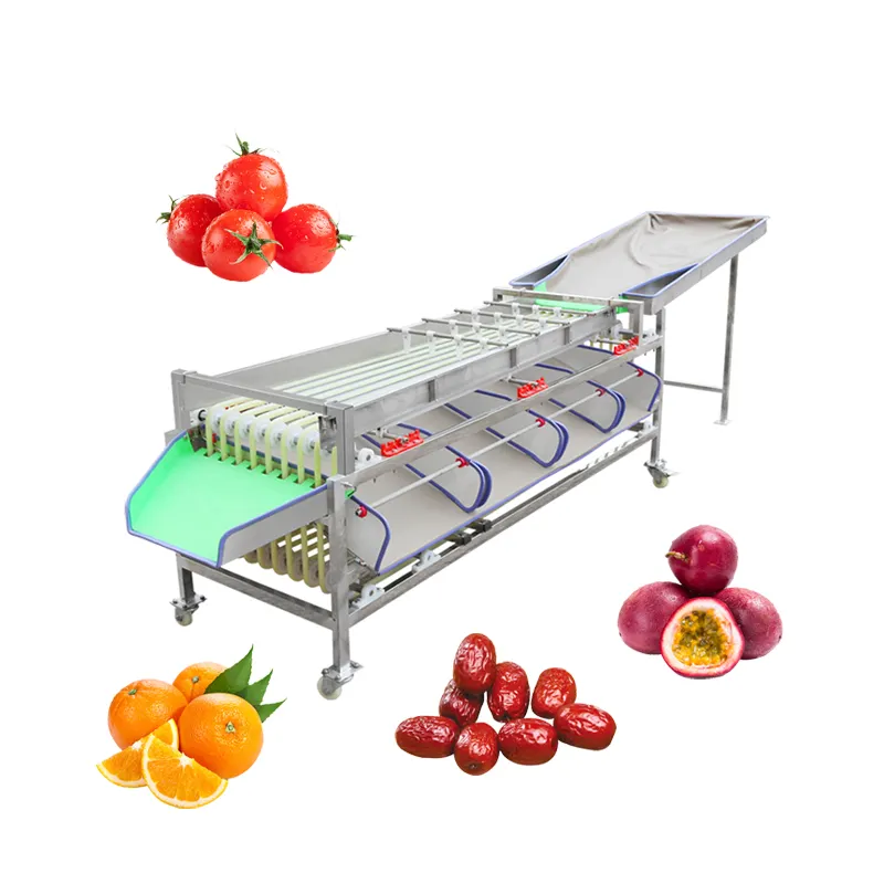 自動フルーツグレーディングマシンMangosteenグレーディングマシンMedjool Dates Lemon Sorting Machine