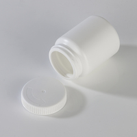 Flacon de pilules en HDPE de 50 ml avec bouchon à vis en forme de flèche, certifié GMP, flacon à médicaments, fabricant de logo personnalisé