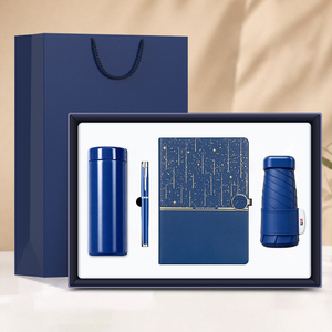 IStapromo Regalos Empresariales: Caja de Bienvenida con Cuaderno Estrellado, Bolígrafo, Vaso Térmico y Paraguas para Regalo Corporativo o Souvenir para Clientes - Product Image 2