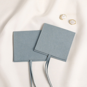 Bolsas de Joyería de Microfibra Personalizadas al por Mayor, Color Rosa con Logotipo, para Empacar y Almacenar Aretes, Bolsa de Joyería de Microfibra - Product Image 3