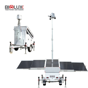 Remolque de Seguridad Solar Móvil Biglux <span class=keywords><strong>HiSTAR</strong></span> 5*450W con Panel Solar y Generador de Respaldo para Sitios de Minería - Product Image 1