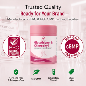 Cápsulas de Glutatión y Clorofila Naturales a Base de Plantas Chinaherbs, 60 Cápsulas, Suministro para 30 Días, Suplemento de Glutatión para Blanquear la Piel - Product Image 6
