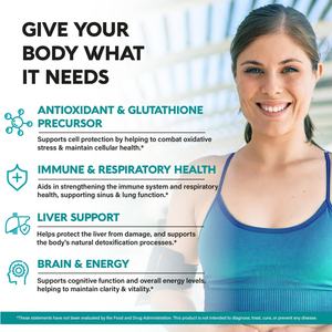 Nouveauté : Complément NAC pour soutenir la fonction immunitaire, protéger les cellules, antioxydant pour hommes et femmes, 120 capsules, capsules NAC - Product Image 5