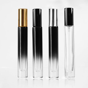 Chai xịt nước hoa mini du lịch, thiết kế mới tròn sang trọng, bề mặt nhẵn, xịt đẹp, có thể nạp lại, màu đen, <span class=keywords><strong>10ml</strong></span>, bán buôn - Product Image 3