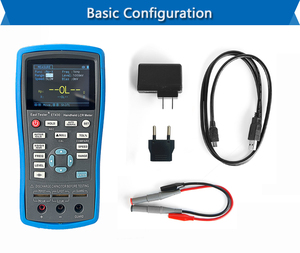 Medidor Digital Portátil de Frequência de Teste de 100Hz para Capacitores Eletrolíticos e Testador <span class=keywords><strong>DCR</strong></span> ET432 LCR Bridge - Product Image 5