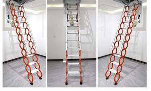 Electric Aluminum Invisible Stretch Telescopic Attic <b>Stair</b> Lifting Ladder Retraction Folding Black Indoor Outdoor for Chinese - Product Image 2