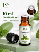 Huile Essentielle de Menthe Poivrée Marque Blanche 10mL Arôme Menthe Fraîche Aromathérapie Massage Soins Corporels Fabricant OEM ODM Personnalisé