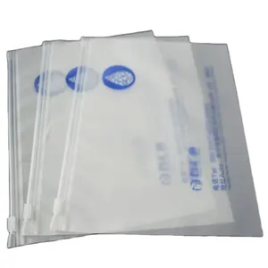 Frosted Clear Plastic Resealable Polypropylene Poly for Packaging Self Seal & Reinforced -Storage Bags with Resealable