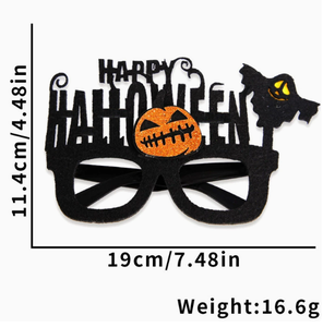 Gafas de Halloween Divertidas con Diseño de <span class=keywords><strong>Fantasma</strong></span>, Calabaza y Murciélago para Niños, Ideales para Parques de Diversiones, Centros Comerciales y Noches de Halloween, Monturas de Gafas para Fotos - Product Image 1