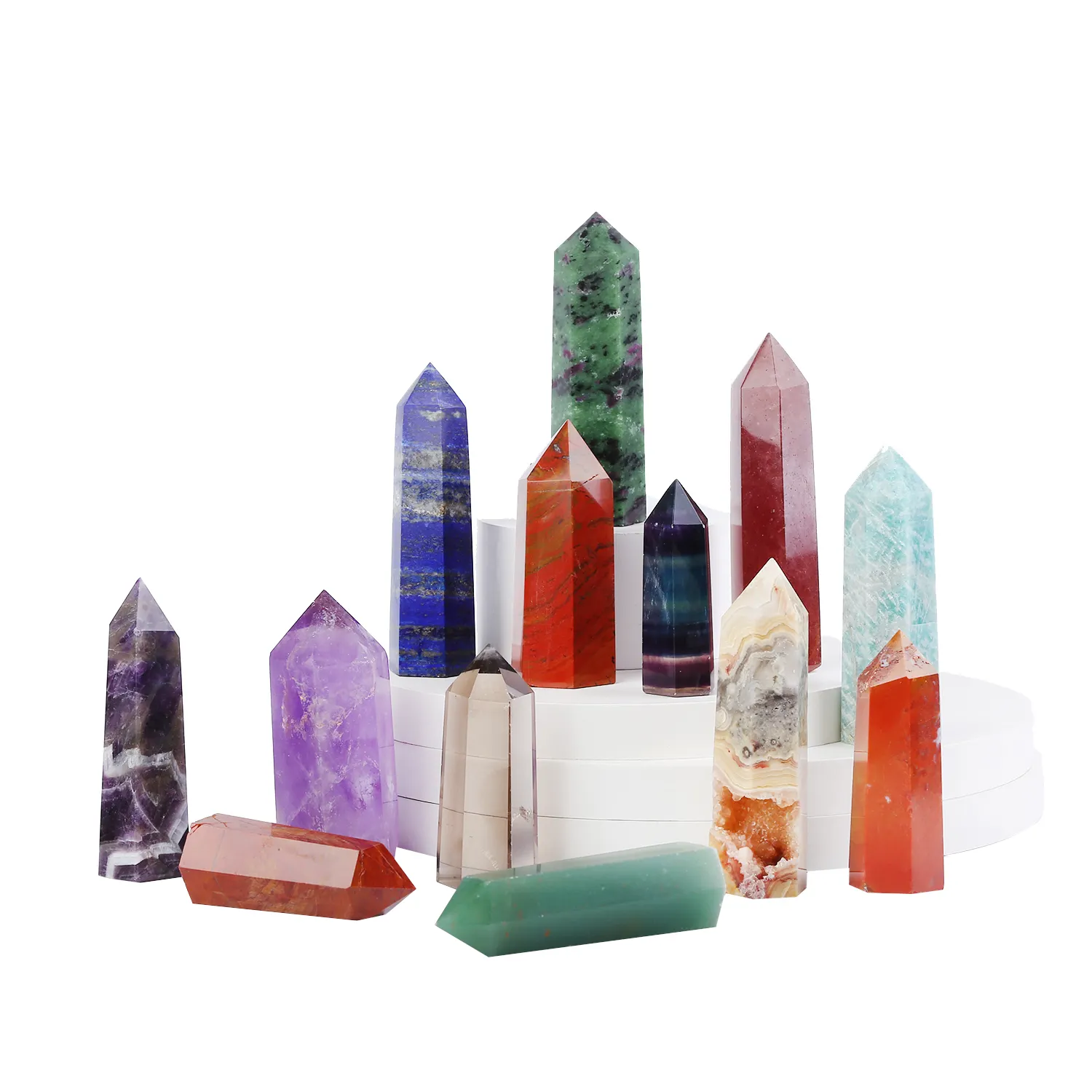 crystals wholesale natural crystal point stone crafts citrine quartz crystal points
