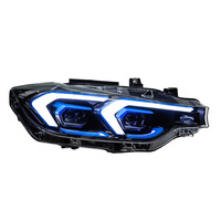 Phares avant améliorés LKS F30 pour BMW Série 3 318i 320i 325i 328i 330i 335i F35 2012-2019, projecteur LED, feux de jour dynamiques