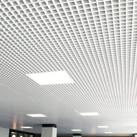 Grille de plafond en aluminium Plafond à cellules ouvertes Plafond à cellules ouvertes en aluminium