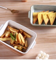 Plat de cuisson créatif et contemporain en porcelaine fine, durable, écologique et compatible micro-ondes, pour barbecue japonais et coréen