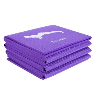 5mm Thickness PVC Foldable Yoga Mat Portable Travel Rest Cushion