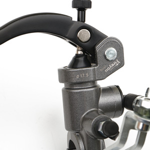 Pièces de moto : Maître-<span class=keywords><strong>cylindre</strong></span> de frein modifié en alliage d'aluminium, pompe à poussée directe avec interrupteur hydraulique et levier de frein à disque - Product Image 4