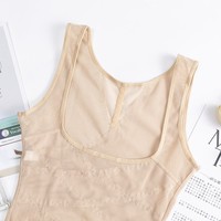 Body amincissant une pièce en maille de polyester, respirant, avec soutien mammaire post-partum, effet liftant des hanches et contrôle du ventre, grandes tailles