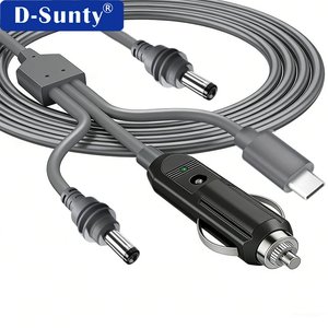 Câble d'alimentation 3-en-1 D-Sunty pour chargeur de voiture, coaxial en cuivre toronné à 2 conducteurs pour antenne satellite Starlink Mini - Product Image 3