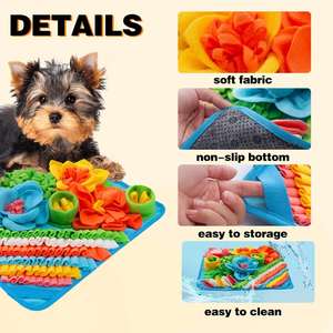Nuevo Tapete Olfativo de Inteligencia para Perros, para Entrenamiento de Habilidades de Búsqueda de Alimentos, Tapete de Enriquecimiento con Flores Coloridas para Entretenimiento Canino - Product Image 3