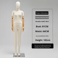 Support de présentation ajustable pour vêtements, mannequin de vitrine, étagère, mannequin de corps entier, présentation de vêtements pour hommes