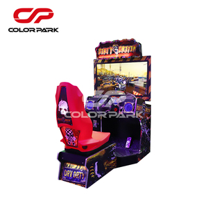 Venta al por mayor parque de juegos arcade de carreras que funciona con monedas para niños máquina de Juego de motos para niños simulador de carreras - Product Image 4