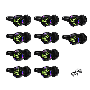Kits d'écouteurs silencieux RF988 économiques : Système complet d'écouteurs et d'émetteur silencieux pour événements et festivals - Product Image 1