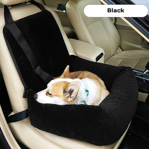 Reise-Autositz für mittelgroße bis große Hunde, erhöhtes Hundebett aus Baumwolle, Schalensitz mit festem Muster für Tierbesitzer - Product Image 4