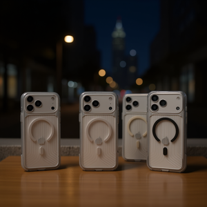 Custodia Ufficiale IP 15 PRO MAX con Texture Scanalata Luminosa, Accessorio per Cellulare - Product Image 2