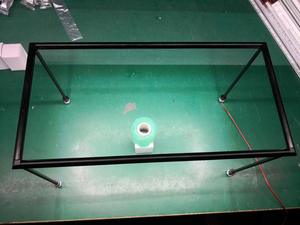 Ganty — <span class=keywords><strong>vitrine</strong></span> carré à Rotation, nouveauté, noir, argent, or, type objectif, éclairage <span class=keywords><strong>LED</strong></span>, barre transversale - Product Image 6