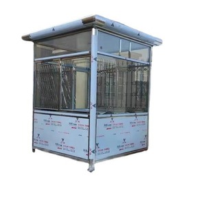 Pavillon de sécurité extérieur en alliage d'aluminium, cabine de gardien de sécurité, design mobile imperméable - Product Image 1