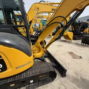 Excavadora de orugas usada Komatsu PC40MR de 4 toneladas con cola corta, excavadora hidráulica original de Japón para trabajos municipales y de jardinería - Product Image 2