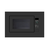 Four à micro-ondes compact haut de gamme 20L intégré en acier inoxydable avec contrôle tactile numérique et fonction grill pour la cuisine à domicile