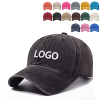 Casquettes de baseball non structurées en coton lavé vierge de haute qualité pour broderie de logo – Vente en gros