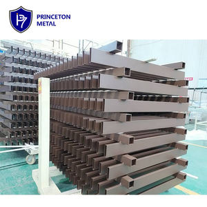 Clôture <span class=keywords><strong>en</strong></span> aluminium à lames avec revêtement <span class=keywords><strong>en</strong></span> poudre pour la sécurité des jardins, fournie par l'usine - Product Image 4