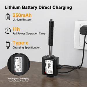 Sndway testeur de dureté des métaux numérique sw-6200 proable test de dureté leeb métal acier rebond leeb stylo-type duromètre - Product Image 3