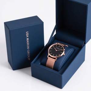 Boîte cadeau rigide haut de gamme en carton recyclé noir mat, deux pièces, avec couvercle personnalisé et pelliculage mat – Fournisseur direct usine - Product Image 3