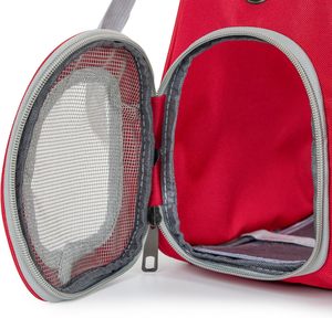 Transparent Outdoor Portable Pet Strollers Tote <b>Backpack</b> Large Capacity Sturdy 10kg PVC Oxford Cloth Pet Carrier - Product Image 3